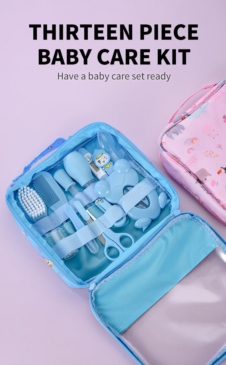 Kit de Cuidados para Bebês com 13 Peças com Bolsa BabyCare - Últimas Unidade