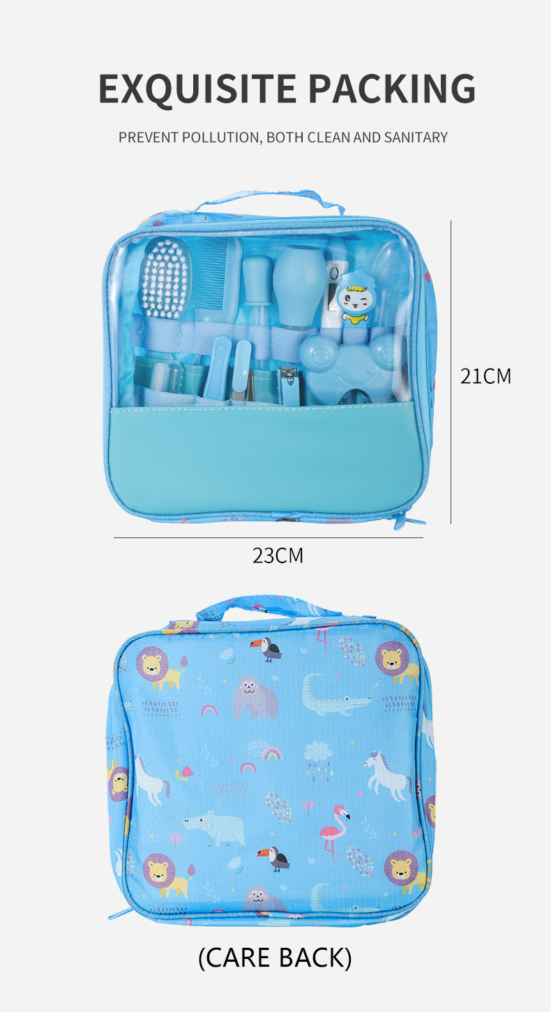 Kit de Cuidados para Bebês com 13 Peças com Bolsa BabyCare - Últimas Unidade