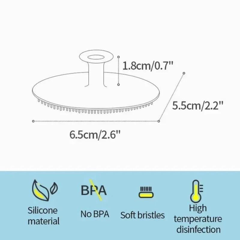 Escova de Banho infantil de Silicone