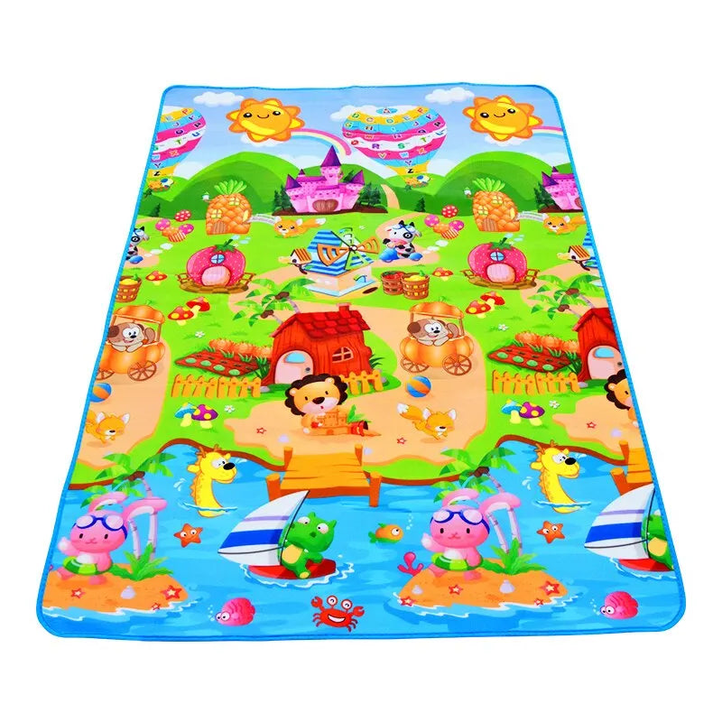 Tapete de Brincar para Bebê 180x120x0,3cm Piso Infantil - 50% OFF