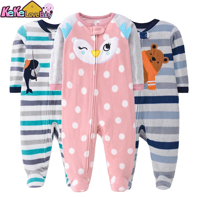 Roupinha de Bebê Unissex Animal para Outono/Inverno - 45% OFF