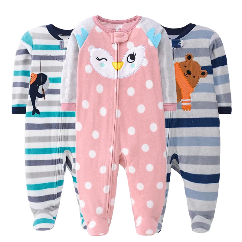 Roupinha de Bebê Unissex Animal para Outono/Inverno - 45% OFF