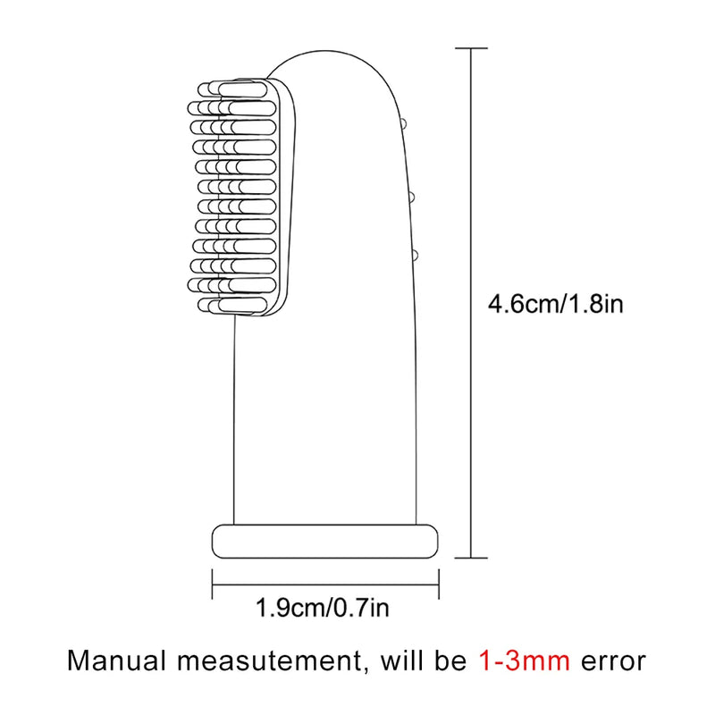 Baby Soft Finger Toothbrush BPA Free Silicone Infant Tooth Teeth Clean Brush Food Grade Silicone Baby Oral Health Care