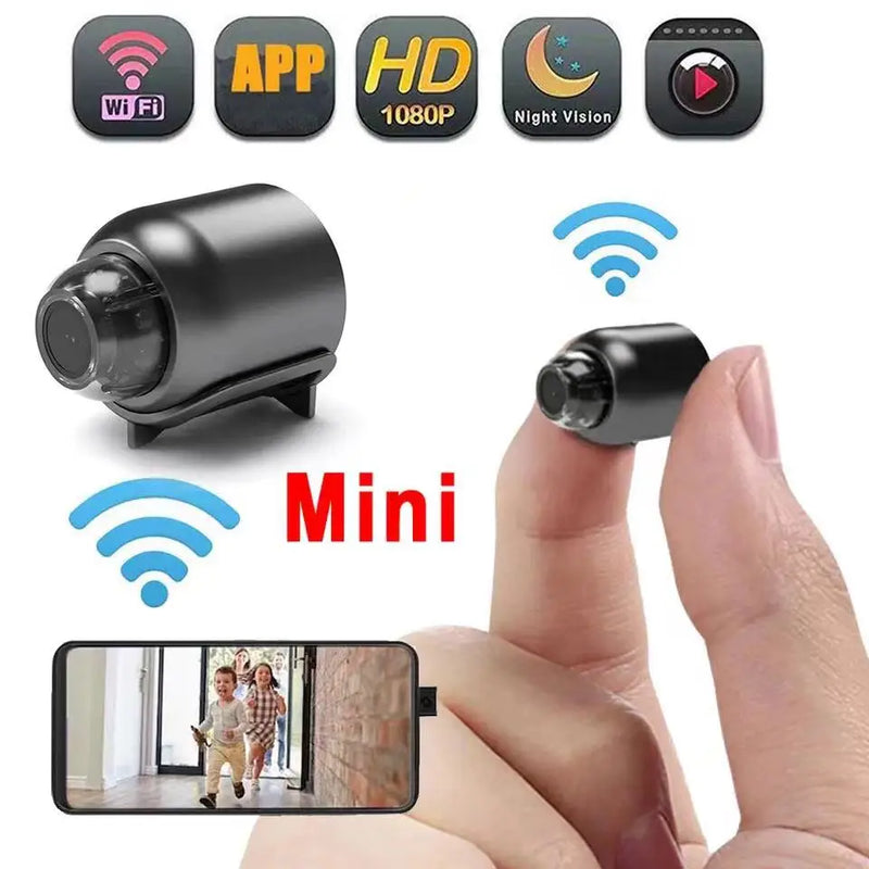 Câmera Mini HD 1080P WiFi Sem Fio com Visão Noturna MiniGuard X5 - 50% OFF