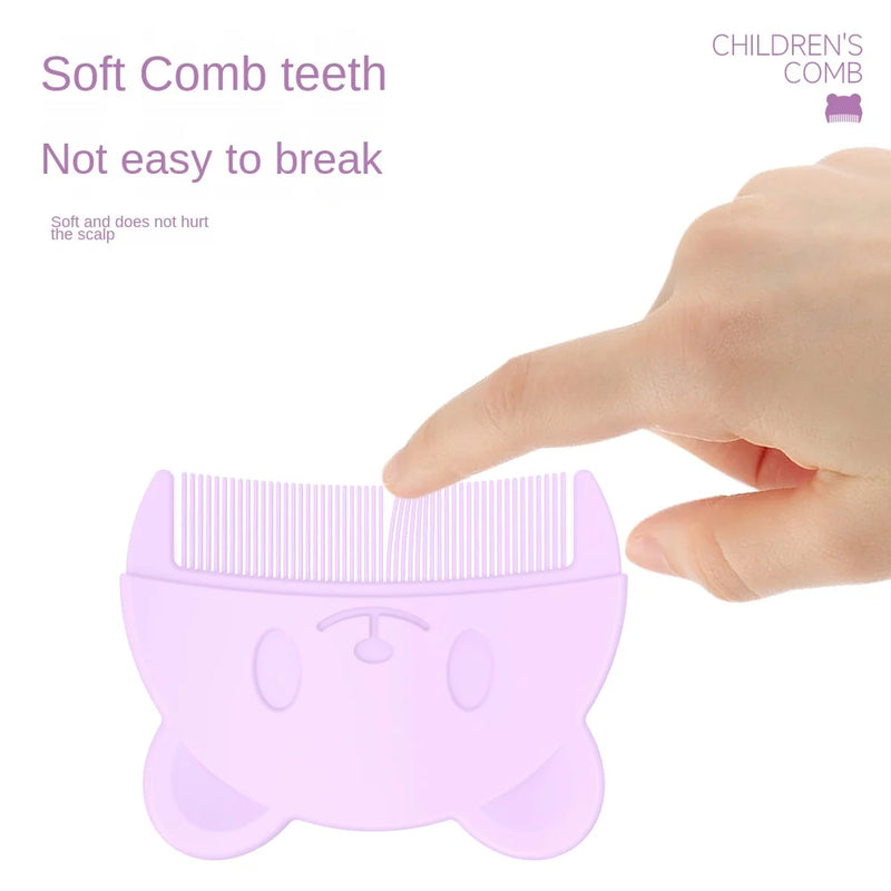 Baby Care Accessories Fetal Head Fat Comb Infant Bathing Soft Comb Newborn Hair Cleaning Supplies Infant Silicon Head Massager